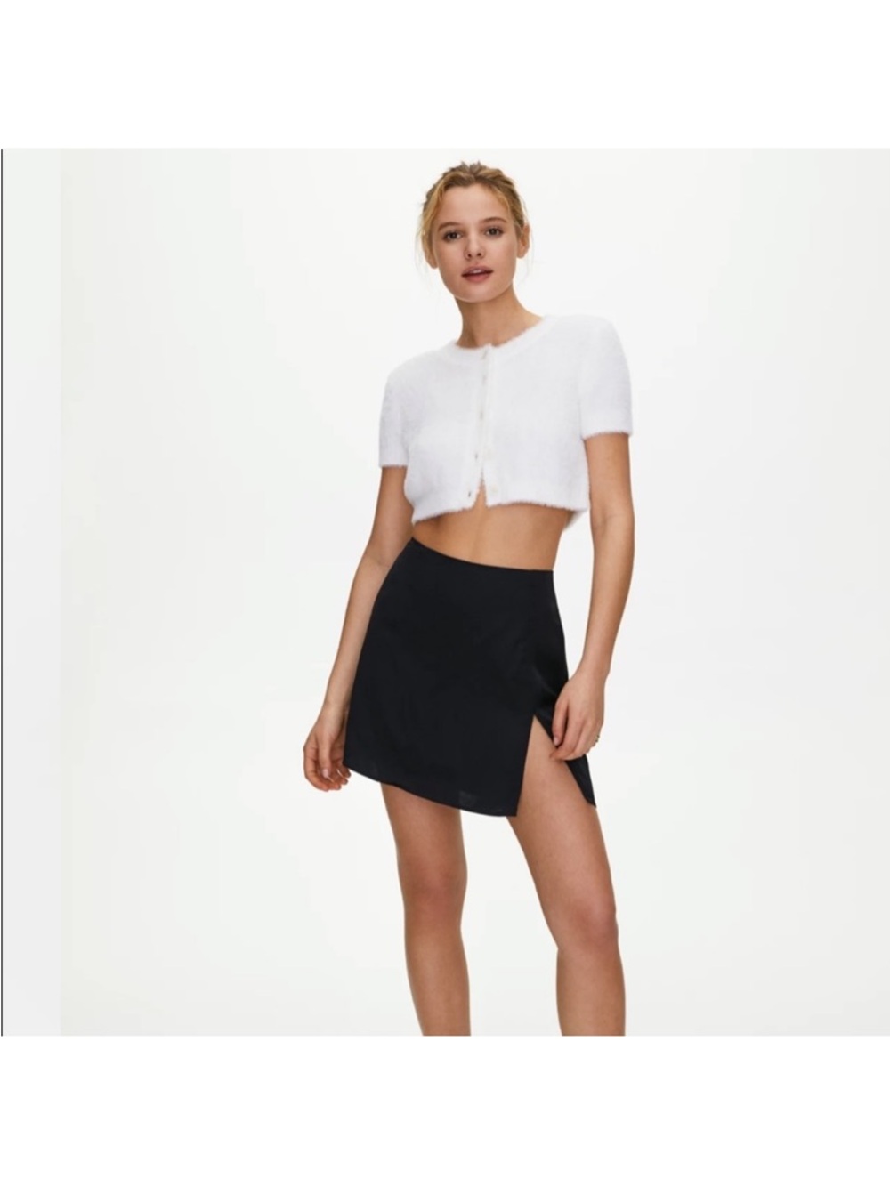 Sunday Best Black Tatiana Mini Skirt